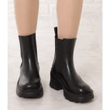 サイドゴア 厚底 ショートブーツ | レースレディース  | 詳細画像11 