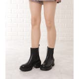 サイドゴア 厚底 ショートブーツ | レースレディース  | 詳細画像3 