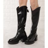 チャンキーヒール ウエスタン ロングブーツ | レースレディース  | 詳細画像3 