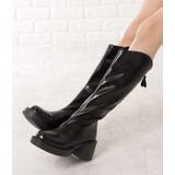 チャンキーヒール ウエスタン ロングブーツ | レースレディース  | 詳細画像4 