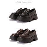 厚底 エナメル コインローファー | レースレディース  | 詳細画像2 