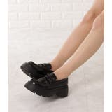 厚底 エナメル コインローファー | レースレディース  | 詳細画像5 