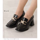 チャンキーヒール ビットローファー パンプス | レースレディース  | 詳細画像2 