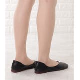 レザー調スクエアフラットパンプス 女性 レディース | レースレディース  | 詳細画像7 