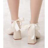 パールストラップチャンキーヒールパンプス 女性 レディース | レースレディース | 詳細画像7