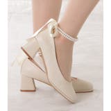 パールストラップチャンキーヒールパンプス 女性 レディース | レースレディース | 詳細画像9