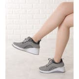 モザイクストラップインヒールスニーカー 女性 レディース | レースレディース  | 詳細画像8 