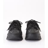 パッチワーク風厚底レースアップダッドスニーカー 女性 レディース | レースレディース  | 詳細画像15 