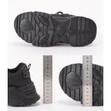 パッチワーク風厚底レースアップダッドスニーカー 女性 レディース | レースレディース  | 詳細画像20 