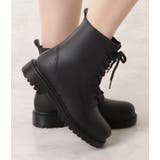 ショート丈レースアップレインブーツ 女性 レディース | レースレディース  | 詳細画像10 