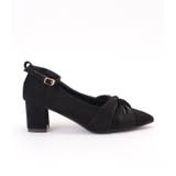 スエード調シフォンリボン付きチャンキーヒールパンプス レディース 女性 | レースレディース  | 詳細画像18 