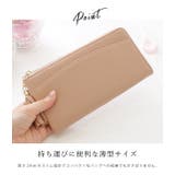 レザー調タッセル付きハーフジップウォレット レディース 長財布 | レースレディース | 詳細画像3