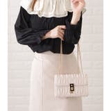 レザー調ヘリンボーンキルティングチェーンショルダーバッグ レディース 女性 | レースレディース  | 詳細画像11 