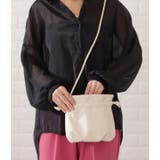 レザー調ドローストリング巾着ショルダーバッグ レディース 女性 | レースレディース  | 詳細画像12 