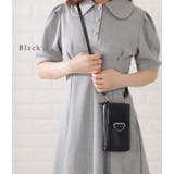 クロコダイル柄レザー調スマートフォンショルダーバッグ レディース 女性 | レースレディース  | 詳細画像3 