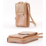 クロコダイル柄レザー調スマートフォンショルダーバッグ レディース 女性 | レースレディース  | 詳細画像19 