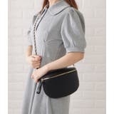 レザー調メッシュデザインショルダーバッグ レディース 女性 | レースレディース  | 詳細画像4 