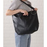 リング付きレザー調ビッグショルダーバッグ レディース 女性 | レースレディース  | 詳細画像12 