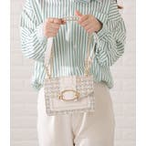 ミックスカラー異素材チェーンショルダーバッグ レディース 女性 | レースレディース  | 詳細画像12 