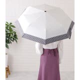 ツートーン晴雨兼用折りたたみ傘 レディース アンブレラ | レースレディース  | 詳細画像13 