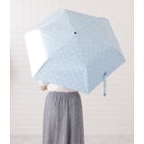 晴雨兼用ドット柄U型ハンドル折りたたみ傘 レディース アンブレラ | レースレディース  | 詳細画像14 