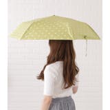 晴雨兼用ドット柄U型ハンドル折りたたみ傘 レディース アンブレラ | レースレディース  | 詳細画像16 