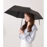 晴雨兼用ドット柄U型ハンドル折りたたみ傘 レディース アンブレラ | レースレディース  | 詳細画像19 