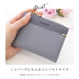 レザー調二つ折りスリム財布 レディース 財布 | レースレディース | 詳細画像3