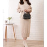 ウエストリボン付タートルネックボタンワンピース 女性 レディース | レースレディース  | 詳細画像15 