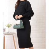 リブニットワンピ×クロップドトップスセットアップ 女性 レディース | レースレディース  | 詳細画像11 