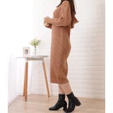 フード付きリブニットゆるシルエットワンピース 女性 レディース | レースレディース  | 詳細画像15 