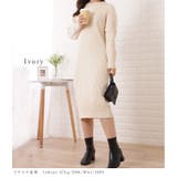 フード付きリブニットゆるシルエットワンピース 女性 レディース | レースレディース  | 詳細画像3 