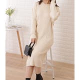 フード付きリブニットゆるシルエットワンピース 女性 レディース | レースレディース  | 詳細画像4 