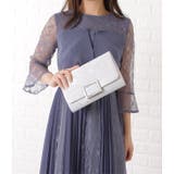 メタリックバックル付き総レースクラッチバッグ 女性 レディース | レースレディース | 詳細画像9