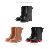 ウエスタン風ミドル丈レインブーツ 女性 レディース | レースレディース  | 詳細画像2 