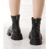 レザー調角ソールボリュームショートブーツ 女性 レディース | レースレディース | 詳細画像7