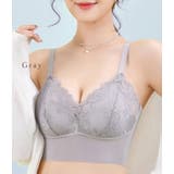 花柄レースワイヤレスブラジャー レディース ハーフトップ | レースレディース | 詳細画像11