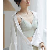 花柄レースワイヤレスブラジャー レディース ハーフトップ | レースレディース | 詳細画像14