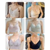 花柄レースワイヤレスブラジャー レディース ハーフトップ | レースレディース | 詳細画像6