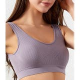 シンプルカラーコンフォートブラジャー レディース ハーフトップ | レースレディース  | 詳細画像10 