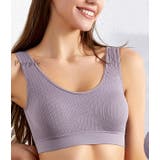 シンプルカラーコンフォートブラジャー レディース ハーフトップ | レースレディース  | 詳細画像8 