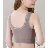 コットンリブコンフォートブラジャー レディース ハーフトップ | レースレディース  | 詳細画像16 