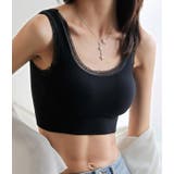 コットンリブコンフォートブラジャー レディース ハーフトップ | レースレディース  | 詳細画像18 