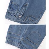 ハイウエストレイヤードワイドデニムパンツ 女性 レディース | レースレディース  | 詳細画像15 