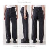 ハイウエストレイヤードワイドデニムパンツ 女性 レディース | レースレディース  | 詳細画像20 