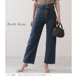 ハイウエストレイヤードワイドデニムパンツ 女性 レディース | レースレディース  | 詳細画像6 