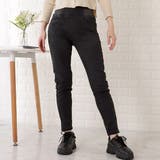 ウエストサイドゴムストレッチデニムレギパン 女性 レディース | レースレディース  | 詳細画像1 