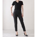 ウエストサイドゴムストレッチデニムレギパン 女性 レディース | レースレディース  | 詳細画像8 