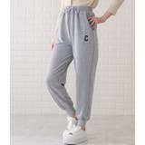 アルファベット刺繍付きウエストイージーパンツ 女性 レディース | レースレディース  | 詳細画像11 