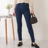 ハイウエストストレッチデニムスキニー 女性 レディース | レースレディース  | 詳細画像1 
